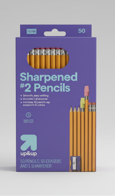 Pencil Set by Up & Up Sharpened #2 (HB)