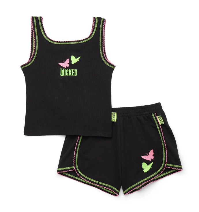 Wicked Girls Ribbed Tank and Shorts Set
