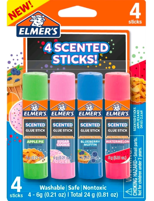 Elmer’s Scented Glue Stick Set – 4 Pack