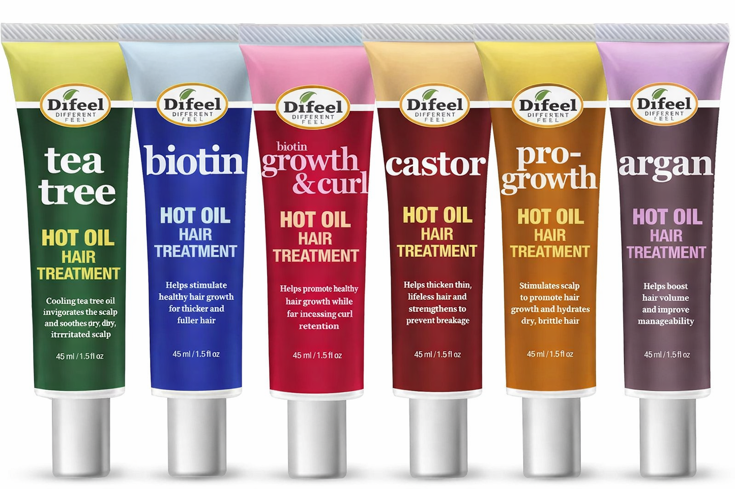 Complete Hot Oil Hair Treatment Set (6-Pack)
