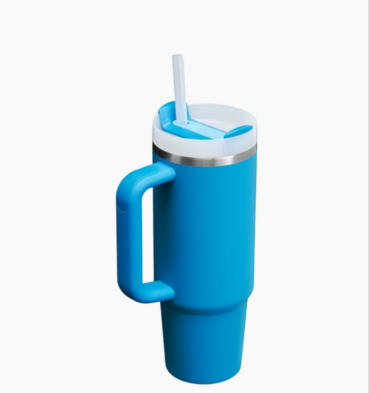 30 oz Stanley Quencher H2.0 Tumbler – Azure Blue 🌊✨