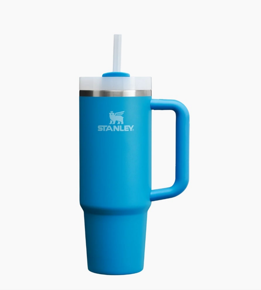 30 oz Stanley Quencher H2.0 Tumbler – Azure Blue 🌊✨