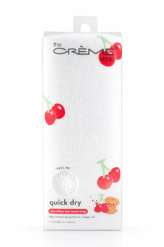 The Crème Shop Quick Dry Microfiber Hair Towel Wrap