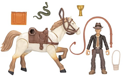 Indiana Jones Adventure Figure Set with Horse