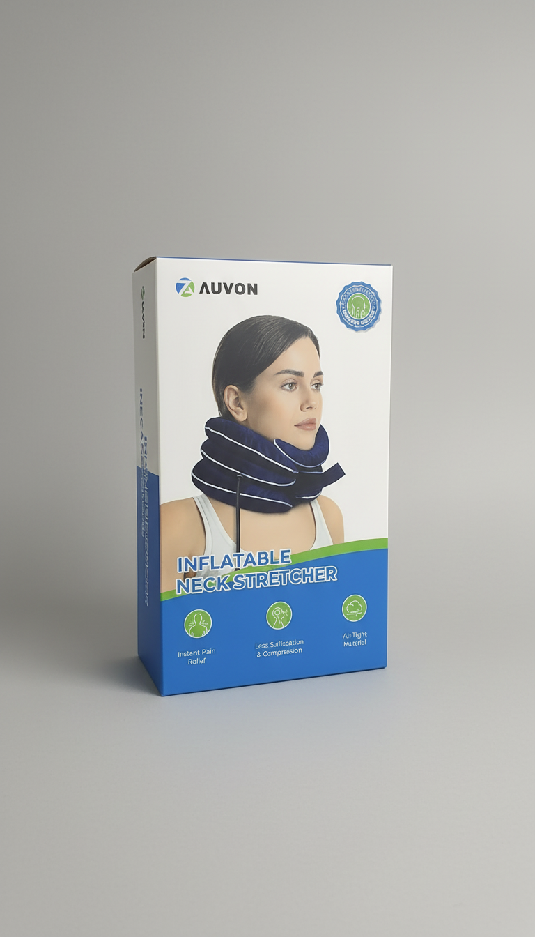 AUVON Inflatable Neck Stretcher – Cervical Support Device