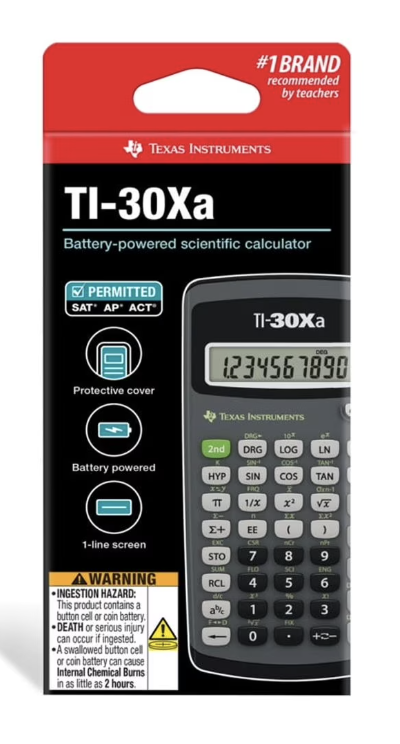Texas Instruments TI-30Xa Scientific Calculator