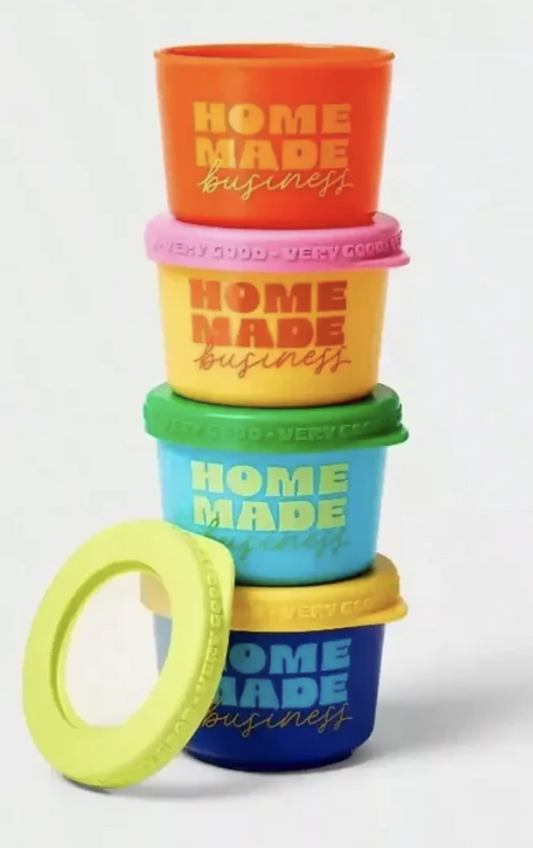 Tabitha Brown Mini Reusable Ice Cream Containers