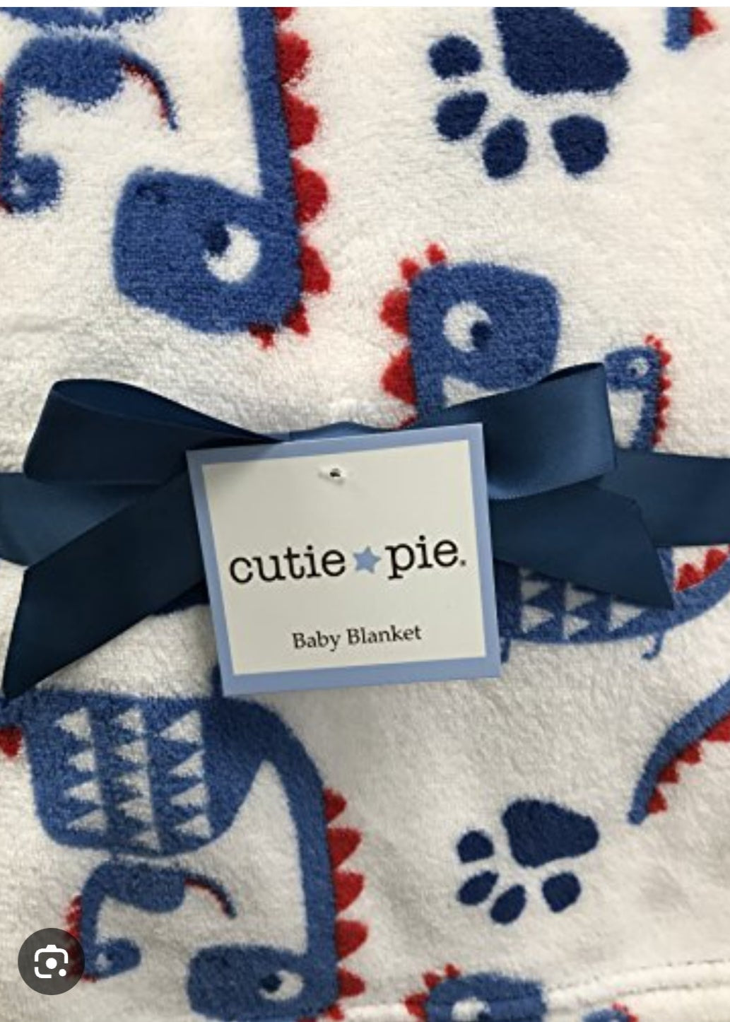 🦖 Cutie Pie Baby Blanket – Mama & Baby Dinosaur Design
