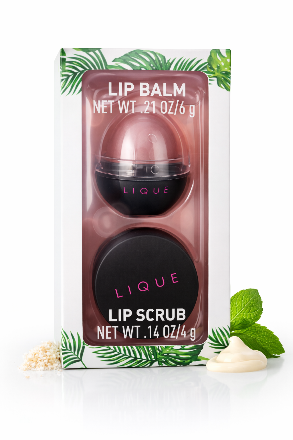 Lique Lip Balm &amp; Lip Scrub Duo Set