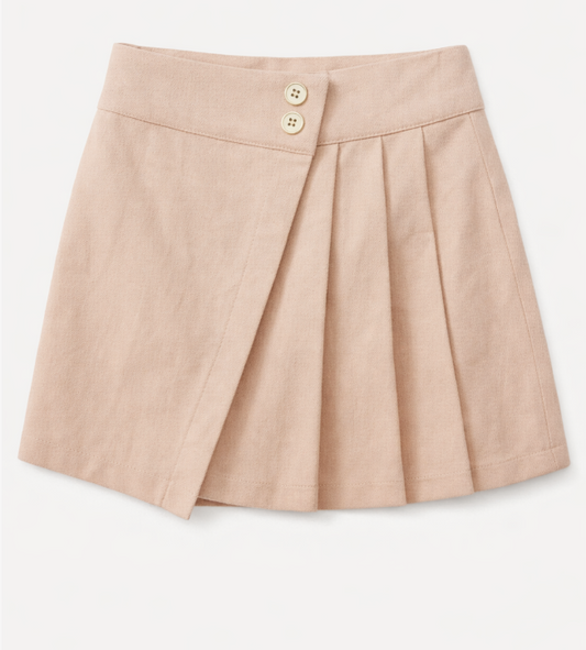 Justice Girls Asymmetrical Pleated Skirt