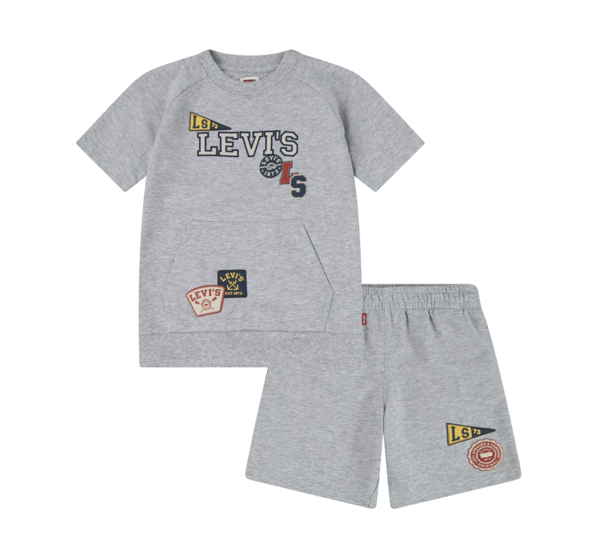 Levi's Toddler Logo Sweatshirt & Short Set