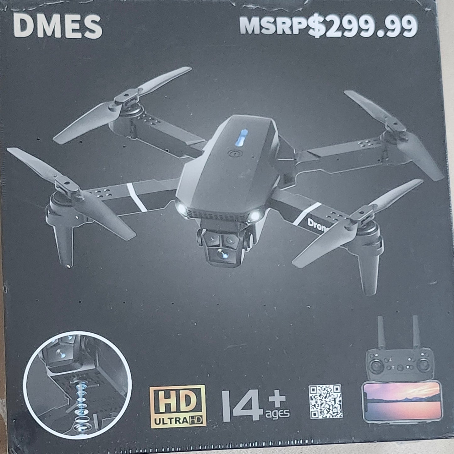 🛸 DMES WiFi FPV Drone – Beginner Toy with HD Camera