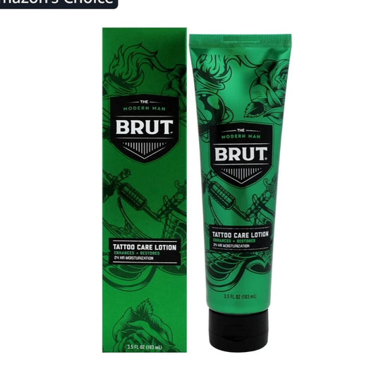 🧴 Brut Tattoo Care Lotion – 3.5 oz