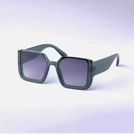 Women’s Oversized Square Sunglasses – A New Day™ (Dark Green)